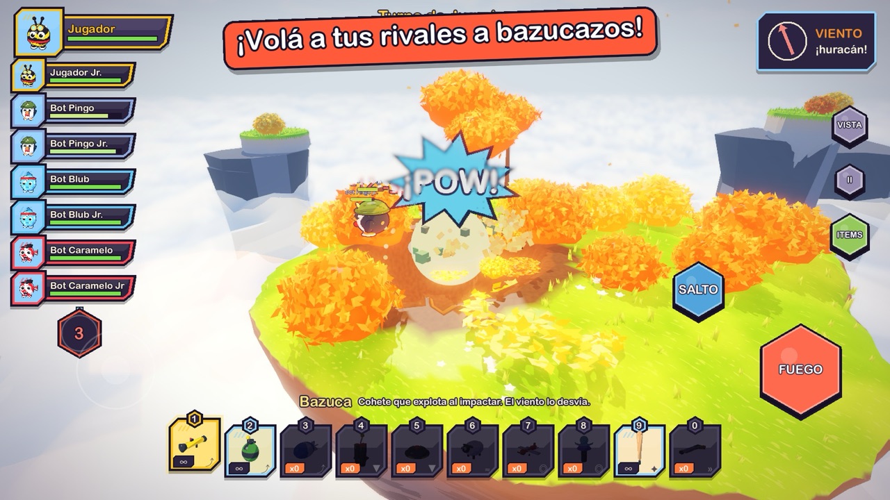 Batalla entre islas